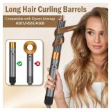 40MM 1.6in Long Hair Curling Barrels Attachment for Dyson Airwrap HS01 HS05, Adjustable Bidirectional Curling, Multi-Styler Self-Curling Accessories