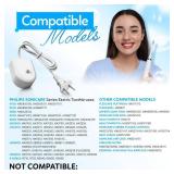 KAROXY Replacement Charger Base for Philips Sonicare Toothbrush Compatible with 6100 4100 5100 5300 6500 9000 Series, Electric Toothbrush Charger for Philips Sonicare Toothbrush Waterproof Travel Cord