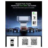 2-in-1 Wireless CarPlay Adapter Support Apple CarPlay & Android Auto, Mini Bluetooth USB A & USB C Dongle Convert Wired to Wireless Compatible with iPhone & Android