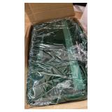 CraftyDream Giant Christmas Garage Door Bow Decoration with Light Large Velvet Christmas Ribbon Bow Garage Door Banner Cover for Xmas Indoor Outdoor Home Party Decoration, 26.25 x 11.81 ft(Green)