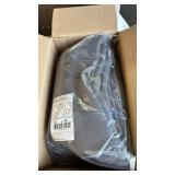 NICETOWN Grey Bedroom Blackout 90 inch Curtains - Grommet Energy Saving Thermal Insulated Room Darkening Drapes Sound Dampening Window Treatments for Living Room (2 Panels, W52 x L90)