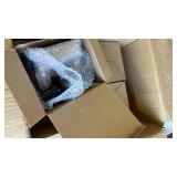 Hasmikit 10 Pack Matte Black Door Handles Privacy Door Levers, Heavy Duty Bed and Bath Door Locks Interior Door Knobs, Reversible Keyless Wave Lever Door Handles