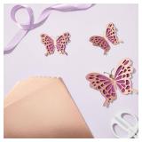 Genie Crafts 24 Pack Rose Gold Foil Paper