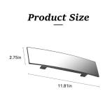 Tioollev Rear View Mirror for Car, Mirrors Universal 12 Inch Interior Clip On Panoramic Rearview Mirror,HD Anti Glare Wide Angle Universal Use for Cars, SUVs, Trucks, Vehicles (White)