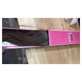 Megito Hair Topper 12inch Clip in Synthetic Hair Toppers for Women with Thinning Hair Layered 6.5\"X6.5\" Big Base Toppers Hair Pieces for Women Natural Look Medium Brown with Highlights