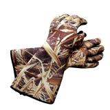 AUSCAMOTEK Waterproof Neoprene Duck Decoy Gloves - Insulated Blind Gauntlet Stay Warm and Dry in Waterfowl Hunting