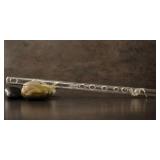 Hall Crystal Flute 11009 - Inline Glass Piccolo in D - White Dragon