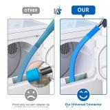 Sealegend Dryer Vent Cleaner Kit Vacuum Hose Attachment Compatible with Most Vacuum Cleaner, Quickly Lint Remover Cleaning Supplies