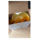 Yungyan 6 Pack Bachelorette Party Empty Bottles Kit Yellow Pill Bottles Large for Bachelorette Bride Wedding 21st Birthday Travel Party Supplies (Bottle:2.17 x 3.94 Inch,Sticker:1.97x2.56 Inch)