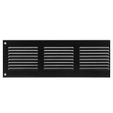 Ozo Brothers Black Air Register Cover Grille. Wall Register, Ceiling and Exterior Vent Cover. Baseboard Heater Covers. Available in Diff. Sizes Colors. 300 100mm, 12x4 inch