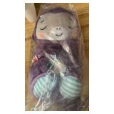 Fisher-Price Baby Toy Soothe ân Snuggle Purple Monkey Plush Portable Sound Machine with Breathing Motion & Lights for Newborns Ages 0+ Months