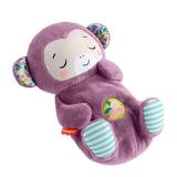 Fisher-Price Baby Toy Soothe ân Snuggle Purple Monkey Plush Portable Sound Machine with Breathing Motion & Lights for Newborns Ages 0+ Months