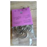 CJL HAIR Large Messy Bun Hair Piece Wavy Curly Scrunchies Synthetic Chignon Ponytail Hair Extensions Thick Updo Hairpieces for Women Dirty Blonde