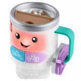 Fisher-Price Baby & Toddler Toy Laugh & Learn Coffee Mug Musical Activity with Lights & Educational Songs for Infants Ages 6+ Months
