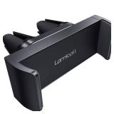 Lamicall Car Vent Phone Mount - Air Vent Clip Holder, Universal Stand Hands Free Cradle Compatible with Cell Phone 16 15 14 13 12 Mini 11 Pro Xs Max Xr X 8 7 6 6s Plus SE Smartphones Black