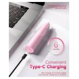 ZORAMI Rechargeable Ear and Nose Hair Trimmer - 2025 Professional Painless Eyebrow & Facial Hair Trimmer for Men Women, Powerful Motor and Dual-Edge Blades for Smoother Cutting Pink