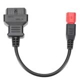 OBDSTAR 6 Pin OBD2 Adapter Cable, Euro5 6-pin Connector Fit for 2019-DUCATI for Guzzi for KTM for Suzuki for Yamaha for Davidson for Piaggio Motorcycle OBD Diagnostic Cable M041 ECU Key IMMO Progrann