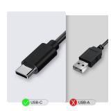 CBUS Wired USB-C Numeric Keypad for Laptop, 23 Keys Numpad Keyboard with Tab, Home, Email & Calculator Keys, 5ft Cable, Small and Lightweight Design