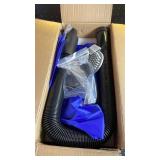 Blanlody Dog Dryer Pet Hair Blower High Velocity for Grooming, Blow 3800W/5.2HP for Large Dogs Sechoir Pour Chien with Stepless Adjustable Speed, 4 Different Nozzles and Dog Brush,Blue