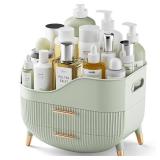 Pajiriona Makeup Organizer with Drawers,Skincare Organizer for Vanity,Storage Box with Handle,Large Cosmetic Display case for Dresser, Bathroom Countertop