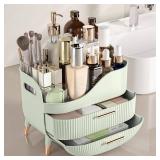Pajiriona Makeup Organizer with Drawers,Skincare Organizer for Vanity,Storage Box with Handle,Large Cosmetic Display case for Dresser, Bathroom Countertop