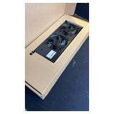 MOTCTQVD Register Booster Fan Fits 4â x 10â Register Holes, Smart Control Heating Cooling AC Vent Fan, 10-Speed Quiet Register Vent Booster Fans with Thermostat Control & Remote Control