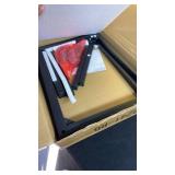 Vagusucc C Shaped End Table Small Couch Side Table