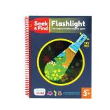 Chuckle & Roar Flashlight Seek & Find Adventure Book â Interactive Hidden Object Game with Flashlights, 5 Scenes, 100+ Items, Travel-Friendly Activity for Kids