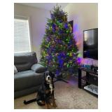 RPGT Christmas Tree Light 200 LEDs 73ft Green Cable Wire Fairy String Twinkle Lights Plug in 12 Modes for Xmas Party, Indoor,Outdoor, Garden, Wedding, Home Decoration (Multi Color)