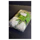 DUYONE White 4pcs Fake Flowers for Decoration Home Decor Artificial Flowers Austin Rose Peony Latex Fake Flower Living Room Decoration Vivid Pink Roses Peonies(White 4pcs)