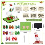 Relaxweex Magnetic Goose Key Holder Cute Resin Goose Statue with Mini Bow Tie Writable Interchangeable Signs Chalk for New Apartment Housewarming Gifts Office Table Desk Home Decor(Classic)