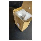 Relaxweex Magnetic Goose Key Holder Cute Resin Goose Statue with Mini Bow Tie Writable Interchangeable Signs Chalk for New Apartment Housewarming Gifts Office Table Desk Home Decor(Classic)