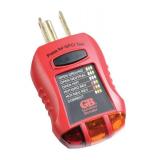 Gardner Bender GFI-3501 Ground Fault Receptacle Tester & Circuit Analyzer, 110-125V AC, for GFCI / Standard / Extension Cords & More, 7 Visual LED Tests , Red