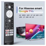 Replacement Remote Control for Hisense Smart Google TVï¼for Hisense UHD 4K ULED Google TVs