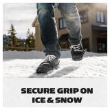 Yaktrax Pro Traction Cleats for Walking, Jogging, or Hiking on Snow and Ice (1 Pair), Small , Black