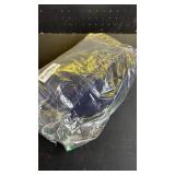 PRETTYGARDEN Womens Spring Elegant Long Lantern Sleeve Short Dress Wedding Guest Crewneck Tie Waist Knit Cocktail Dresses(Navy,X-Large)