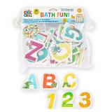 Kids Preferred World of Eric Carle Bath Time 36 Piece Foam Bath Toys Letters and Numbers Set for Toddlers and Mesh Bag Perfect for Water Play Ages 3 and Up