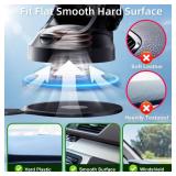 pop-tech Car Phone Mount for Pop Socket: Suction Cup Cell Phone Holders for Automobile Dashboard Windshield Window - Dash Mounted Cellphone Stand Black Fits Thick Socket Wallet Grip for iPhone Samsung