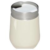 STANLEY GO Everyday Wine Tumbler 10 oz | Press Fit Drink Through Lid | Beverage, Coffee, and Cocktail Cup | Insulated Stainless Steel Wine Glass | BPA-Free | Cream Gloss