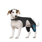 Marnonsis Dog Knee Brace for Torn Acl Hind Leg, 4 Stabilizers for Back Leg, Adjustable Hip Support to Reduces Pain, Ligament Injuries & Luxating Patella for Small Medium Large Dogs, S