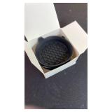 Zpana 4PCS Car Cup Holder Coasters, Silicone Non-Slip Vehicle Cup Recessed Mats, Sift-Proof Automotive Interior Drink Insert Decor Accessories, Universal for SUV, Sedan, Truck (Black)