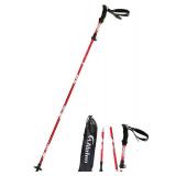 A ALAFEN Aluminum Collapsible Ultralight Travel Trekking Hiking Pole for Men and Women (Fits 5