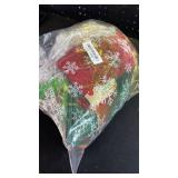 BrightRow 12 Pcs Kwanzaa Kinara Set Include 3 Red 3 Green 1 Black Candles Double Sided Wooden Candle Holder Wine Glasses Basket Kente Cloth Bamboo Table Mat for Kwanzaa Celebration Decoration