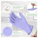 Jsocoah Rubber Kitchen Dishwashing Gloves, 5 Pairs Eusable Cleaning Gloves For Washing Dishes, Bathroom, Pet care, Garden Non-Slip Durable Rubber Gloves For Daily Use (Medium)