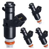 SeyPon Upgraded 8 Holes Fuel Injectors Fit for Honda: Civic 1.8L 2006-2011, FIT 1.5L 2009-2013, Replace # 16450RNAA01, FJ785(4 Pcs)