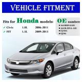 SeyPon Upgraded 8 Holes Fuel Injectors Fit for Honda: Civic 1.8L 2006-2011, FIT 1.5L 2009-2013, Replace # 16450RNAA01, FJ785(4 Pcs)