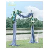 Lisuun Wedding Arch Flowers, Artificial Flowers for Decoration, Large Flower Swag for Boho Styles Wedding Ceremony Floral Decor - Pack of 2