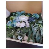 Lisuun Wedding Arch Flowers, Artificial Flowers for Decoration, Large Flower Swag for Boho Styles Wedding Ceremony Floral Decor - Pack of 2