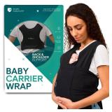 Koala Babycare Baby Carrier Wrap, Easy to Wear As a T-Shirt - Original Baby Carrier Newborn to Toddler - Sling One Size Fits All - Baby Wraps Carrier Up to 19lbs