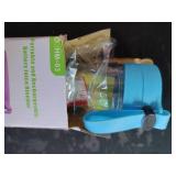 YFIXQNSU Portable Blender for Smoothies and Shakes - Mini Blender with 6 Stainless-Steel Blades for Powerful Mixï¼ Juicer with 380Ml Travel Cup for Picnic/Gym/Office